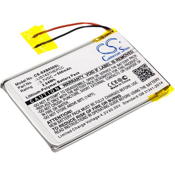 Battery for Sony 1-756-920-31 LIS1427HEPCC MDR-XB650BT MDR-XB950B1 MDR-XB950BT