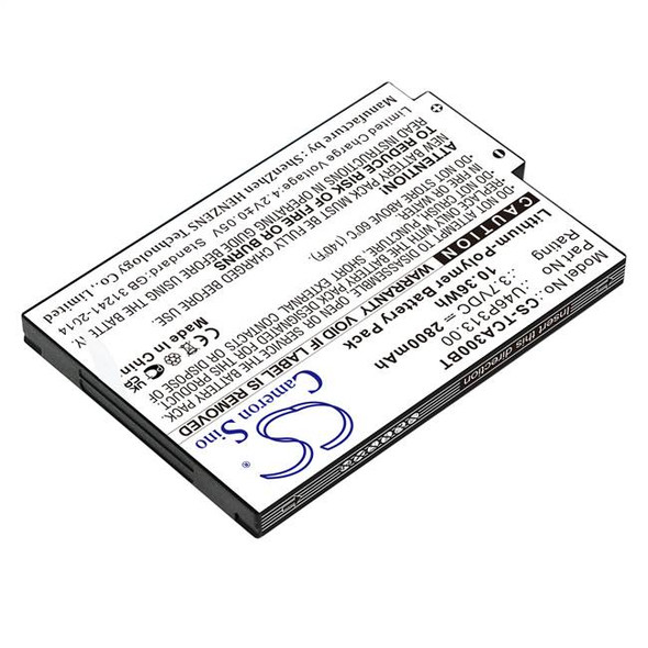 Battery for Xfinity iControl Technicolor TCA300COM U46P313.00 Alarm CS-TCA300BT