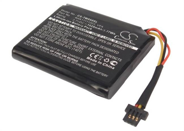 Battery for TomTom AHA11111003 VFA 4EN6.001.02 4EN62 Start 60 60EU 60M VIA 1605