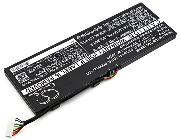 Battery for Toshiba Satellite L10T L10W L15W P000627450 PA5209U-1BRS WSTBBT050O