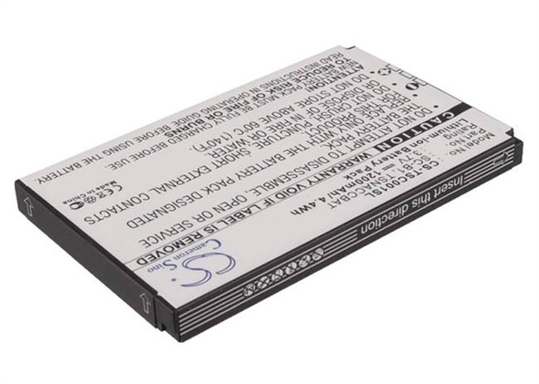 Battery for TerreStar Genus SC-B1 TSNACCBAT Pocket PC PDA CS-TSC001SL 1200mAh