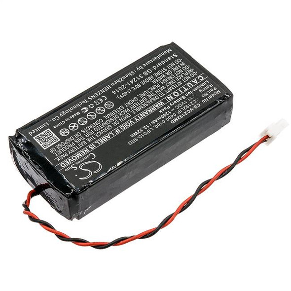 Battery for Verathon 0400-0100 0800-0404 CZ192LIP KMBNK513475 LIP010-3RD 1200mAh