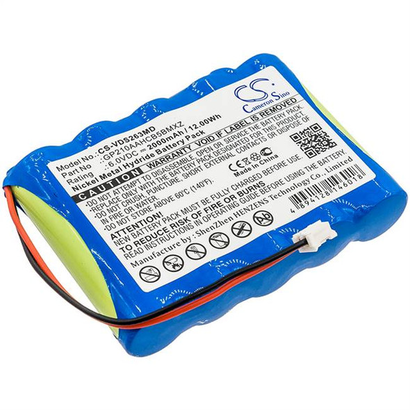 Battery for VDW Silver Reciproc SR2634 V0411630000000 GP210AAHCB5BMXZ 2000mAh