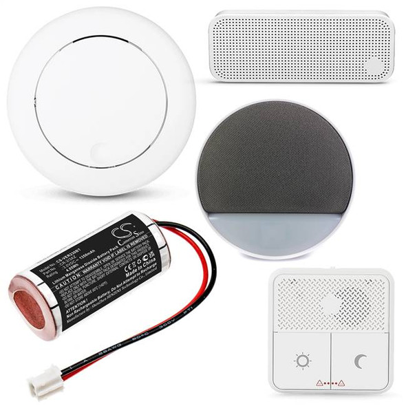 Battery for Verisure Night Contro Sirene Voiceq DOM ENiQ Guardian S CR-2/3AZ