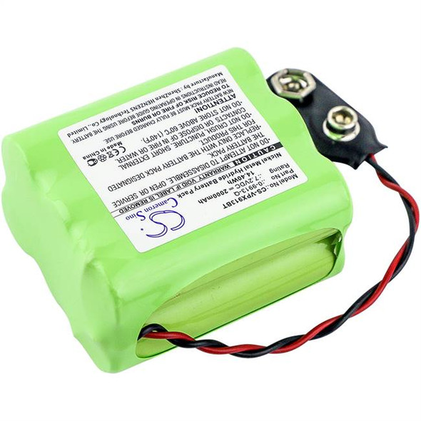 Battery for Visonic Powermax 0-9913-Q Alarm System CS-VPX913BT 7.2v 2000mAh