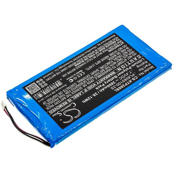 Battery for XTOOL EZ300 Pro i80 Pad PL6065100-2S Scanner CS-XTP300SL 3800mAh