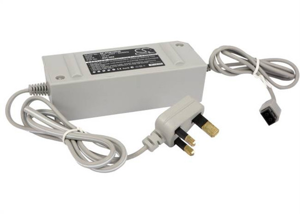 UK Plug Power Adapter Battery Charger for Nintendo Wii RVL-002 Game Console