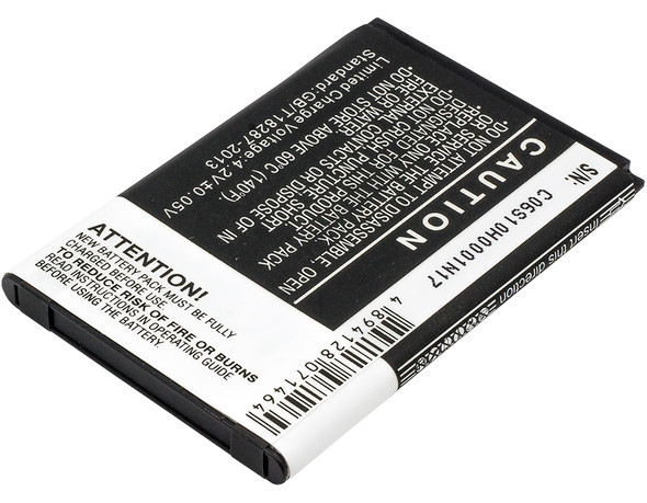 Battery for Alcatel BY75 CAB150000SC1 CAB31Y0002C1 CAB31Y0006C1 TLiB5AA TLiB5AD