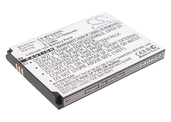 Battery for SEALS TS3 T-S3 WP-TS3 TS-01 TS-02