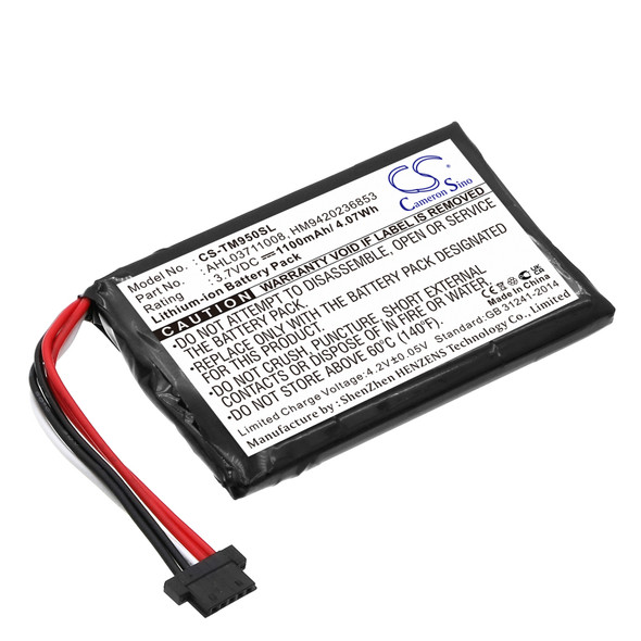 Battery for TomTom 4CP9.002.00 8CP9.011.10 Go 950