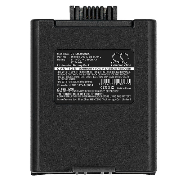 Battery for Honeywell LXE MX9 MX9380 MX9381 FC3 161888-0001 161915-0001 SB-MX9-L