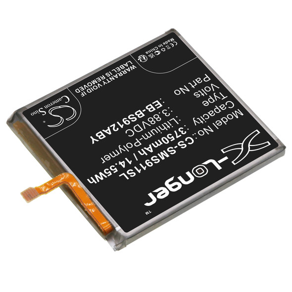 Battery for Samsung EB-BS912ABY Galaxy S23 5G SM-S9110 SM-S911B SM-S911B/DS