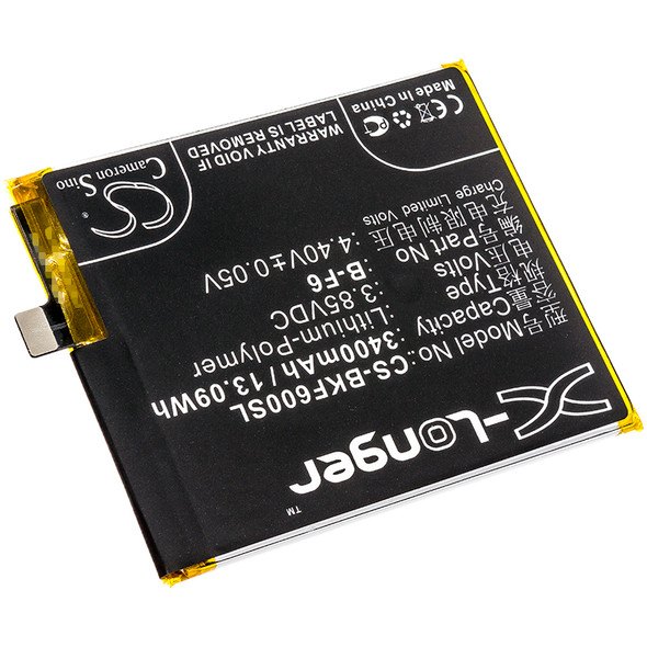 Battery for Vivo B-F6 BBK NEX Nex Dual Display V1821 VIVO CS-BKF600SL 3.85V