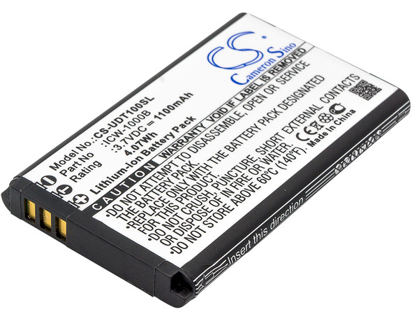 Battery for Incom ICW-1000B UniData WPU-7700