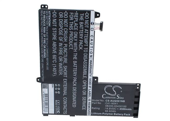 Battery for Asus Q501L Q501LA Q501LA-BSI5T19 0B200-00430100 C41-N541 N54PNC3