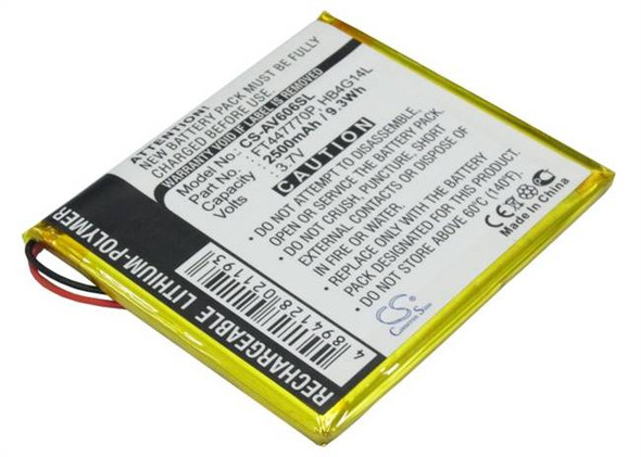 Battery for Archos AV605 AV 605 120GB 160GB 30GB 80GB Wifi 4GB FT447770P HB4G14L