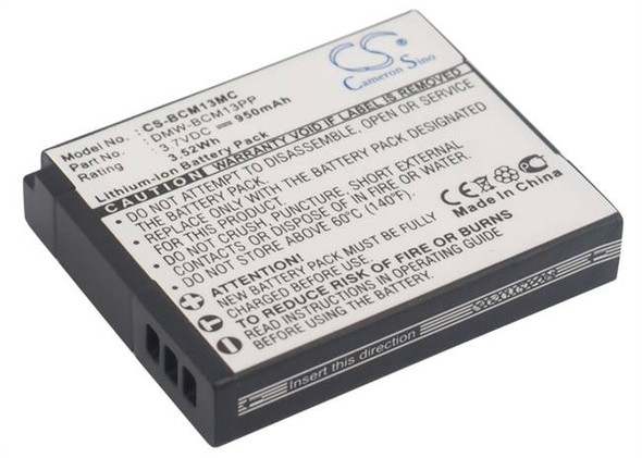 Battery for Panasonic Lumix DMC-FT5 DMC-TS5 TS6 DMW-BCM13 DMW-BCM13E DMW-BCM13PP