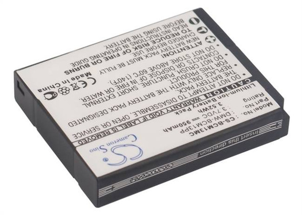 Battery for Panasonic Lumix DMC-FT5 DMC-TS5 TS6 DMW-BCM13 DMW-BCM13E DMW-BCM13PP