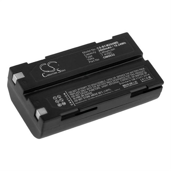 Battery for BCI Capnocheck II Capnograph Smiths MCR-1821J/1-H OM0032 8408 2600mA
