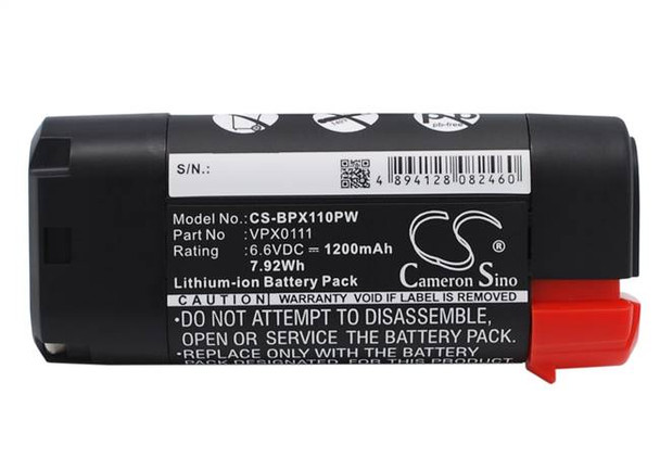 Battery for Black & Decker VPX1101 VPX1201 VPX1301 VPX1401 VPX1501 VPX0111 1.2Ah