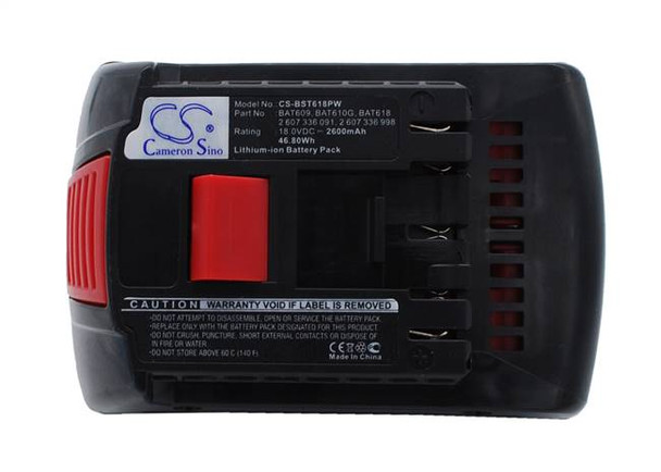 Battery for Bosch CRS180B BAT609 BAT609G BAT611 BAT618 BAT618G BAT620 BAT622