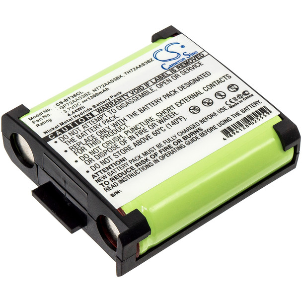 Battery for GP GE 2-9005 SANIK GP72AAS3BZ