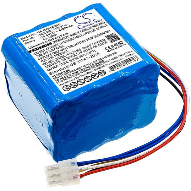 Battery for Bellavista 1000 IMT 030.811.020 110807-O 300.784.00 H2B360 6400mAh