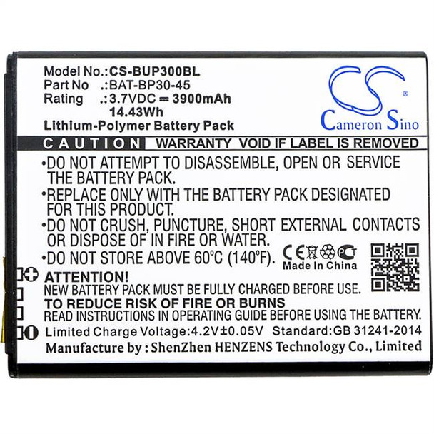 Battery for Bluebird BM180 BP30 BAT-BP30-45 Barcode Scanner CS-BUP300BL 3900mAh Battery for Bluebird BM180 BP30 BAT-BP30-45 Barcode Scanner CS-BUP300BL 3900mAh