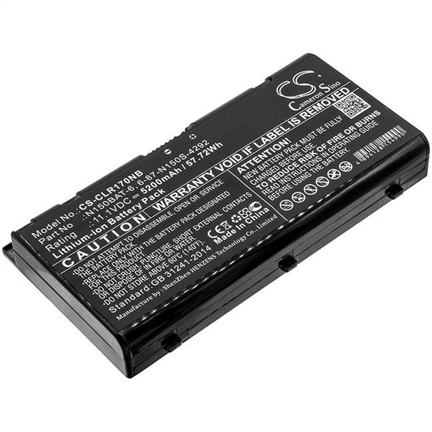 Battery for Clevo N150RD N170RD N151RD N170RF N170SD 6-87-N150S-4292 N150BAT-6