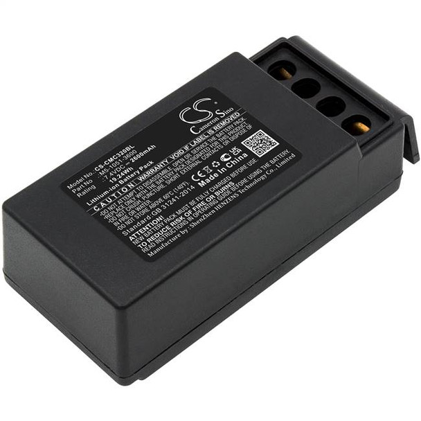 Battery for Cavotec MC-3000 M5-1051-3600 M9-1051-3600 EX MC-3 CS-CMC320BL 2600mA