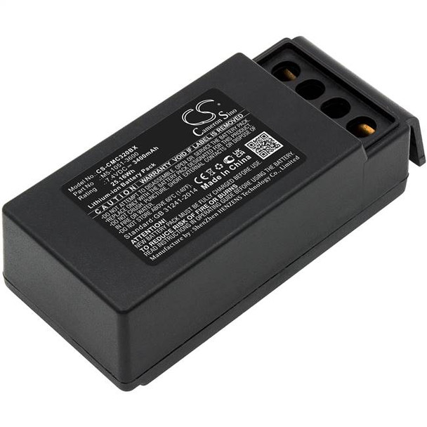 Battery for Cavotec M9-1051-3600 EX MC-3 MC-3000 M5-1051-3600 Remote 3400mAh