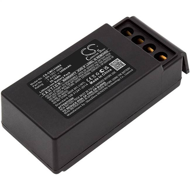 Battery for Cavotec MC-EX-BATTERY3 MC3300 M9-1051-3600 Remote Control 3400mAh