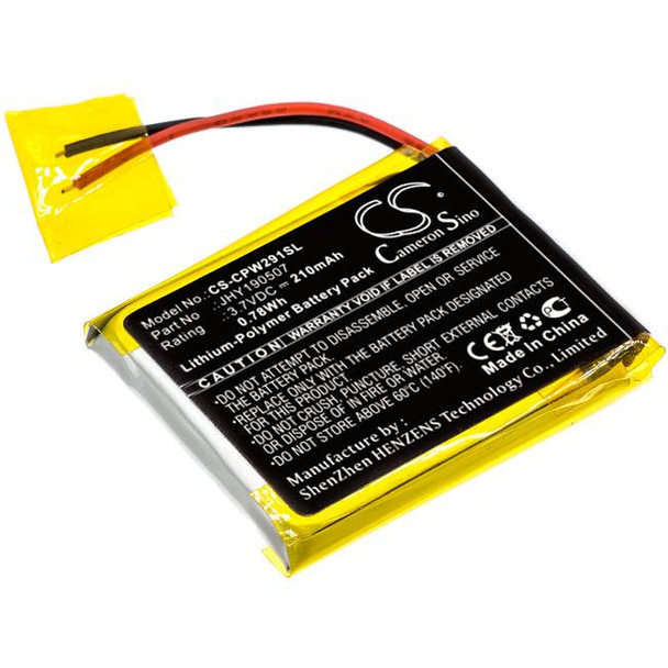 Battery for Compustar 2W901R-SS JHY190507 Remote Start Systems CS-CPW291SL
