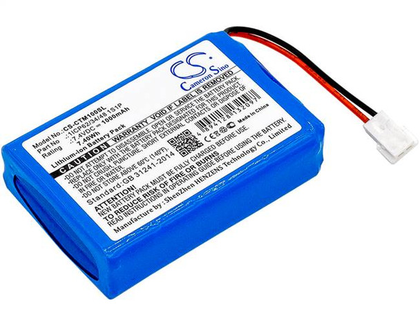 Battery for CTMS Eurodetector 1ICP62/34/48 1S1P Payment Terminal CS-CTM100SL