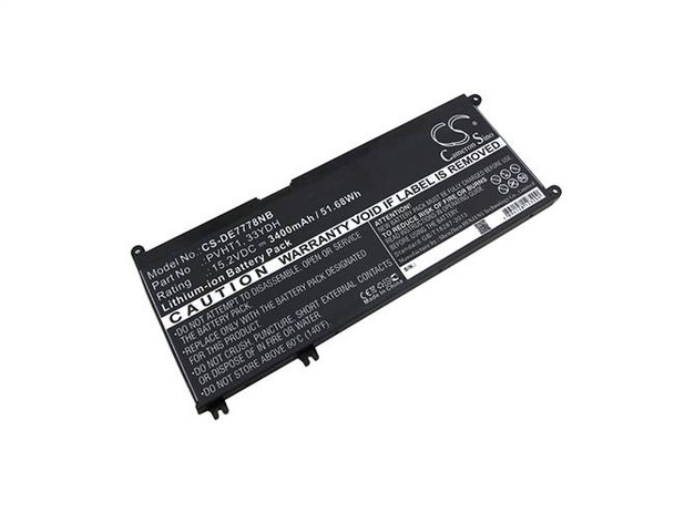 Battery for DELL Inspiron 17 7000 G7 DNCWSCB6106B 33YDH P30E P30E001 P72F PVHT1