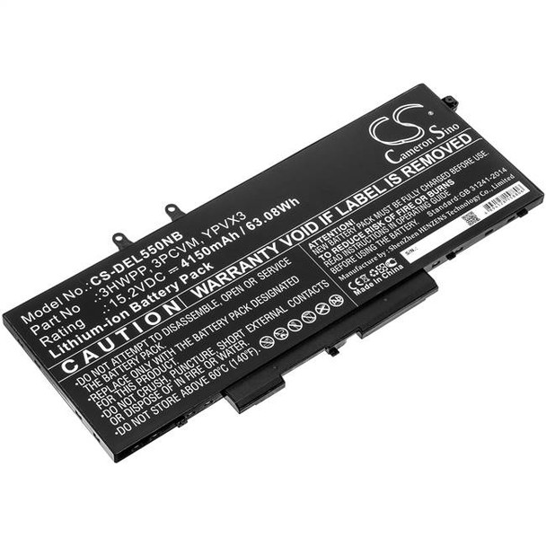 Battery for DELL Latitude 14 5410 5501 5511 5401 15 5510 4F92V 3HWPP 3PCVM YPVX3