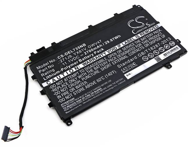 Battery for DELL Latitude 13 7000 7350 0271J9 271J9 3WKT0 GWV47 YX81V MN791