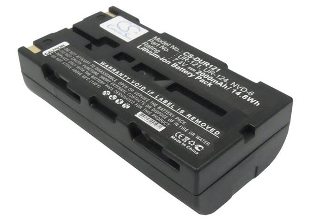 Battery for Sanyo IDC-1000 Xacti NV-DV35 NVP-D6 UR-121 UR-121D UR-124 UR-124D