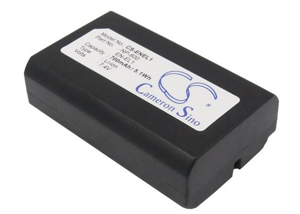 Battery for NIKON Coolpix 775 880 885 995 E880 MINOLTA DiMAGE A200 EN-EL1 NP-800