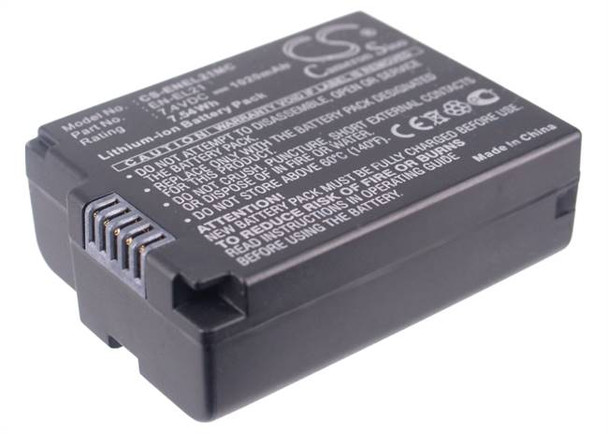 Battery for Nikon 1 V2 1V2 ENEL21 EN-EL21 Camera CS-ENEL21MC 7.4v 1020mAh 7.55Wh