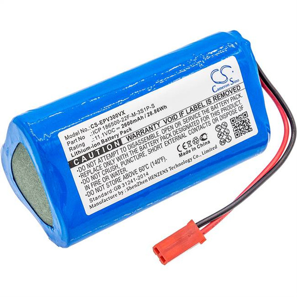 Vacuum Battery for Electropan ICP 186500-22F-M-3S1P-S Ilive V3s Pro V5 V5s 11.1V