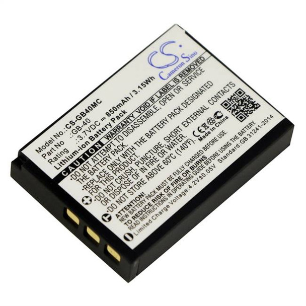 Battery for GE E1030 E1040 E1240 H855 General Imaging E1050 E1235 E850SL GB-40