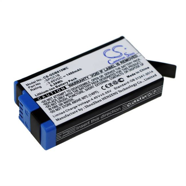 Battery for GoPro ACBAT-001 Max 360 601-26762-000 SPCC1B Camera CS-GDB810MC