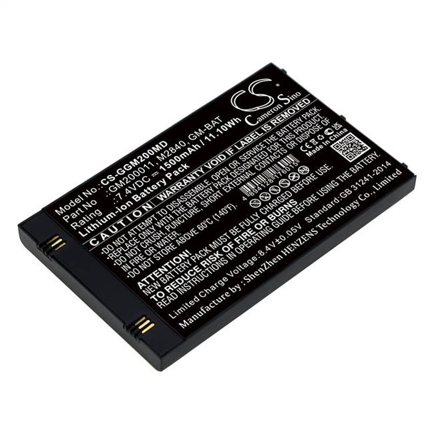 Battery for GE Vscan Scan Pocket Sized GM200011 GM-BAT M2840 CS-GGM200MD 1500mAh