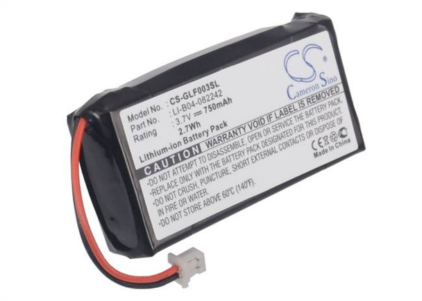 Battery for Golf Buddy Plus LI-B04-082242 DSC-GB100K PDA-380LI GPS CS-GLF003SL