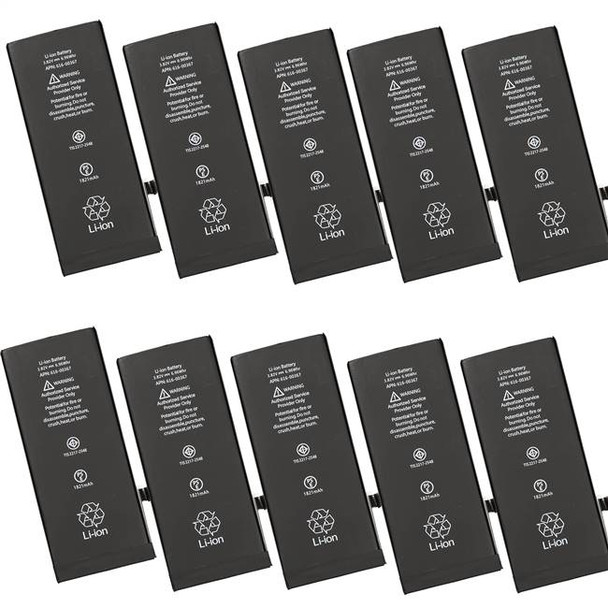 10 Pack lot of Battery for Apple iPhone 8 616-00357 MQ6K2LL/A MQ7F2LL/A A1863