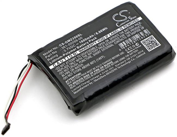 GPS Navigation Battery for Garmin 361-00059-00 ZUMO 340LM 350LM 390LM 1800mAh