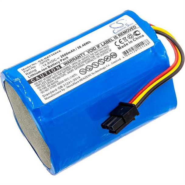 Battery for Liectroux DH860 Robot B6009 Fomt R620C Haier T322 T520 T550 GH28