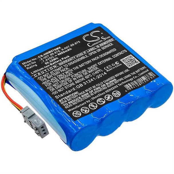 Battery for Heine mPack LL X-007.99.675 X-007.99.676 CS-HNM676MX 7.4v 6800mAh