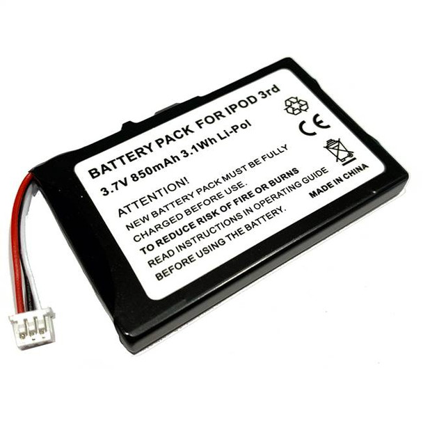 Battery & Pry Tools for Apple iPod 3rd Generation 616-0159 E225846 A1040 M8946